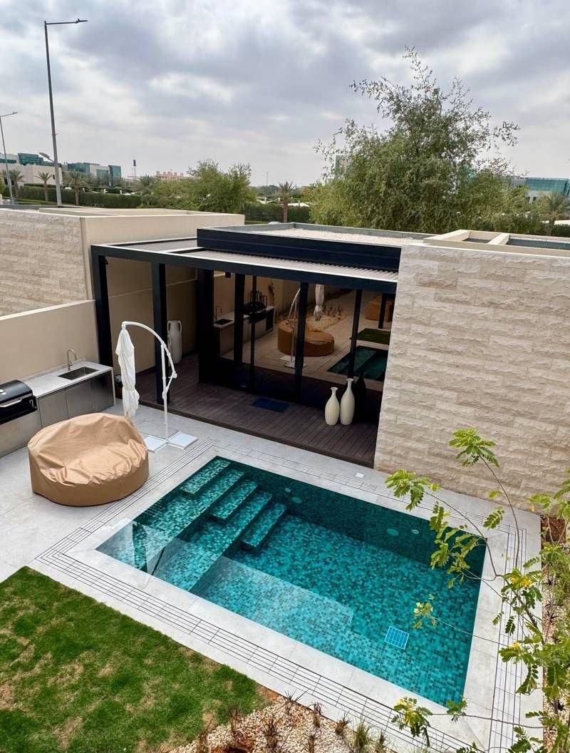 pool Your Turnkey Luxury Oasis Awaits in Sedra, Riyadh.